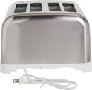 Cuisinart CPT-180WP1 4-Slice Metal Classic Toaster, White/Stainless Steel